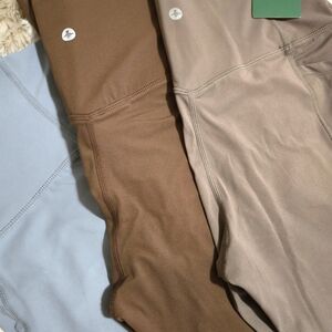 HALARA Leggings in Grayish Blue, Brown And Tan